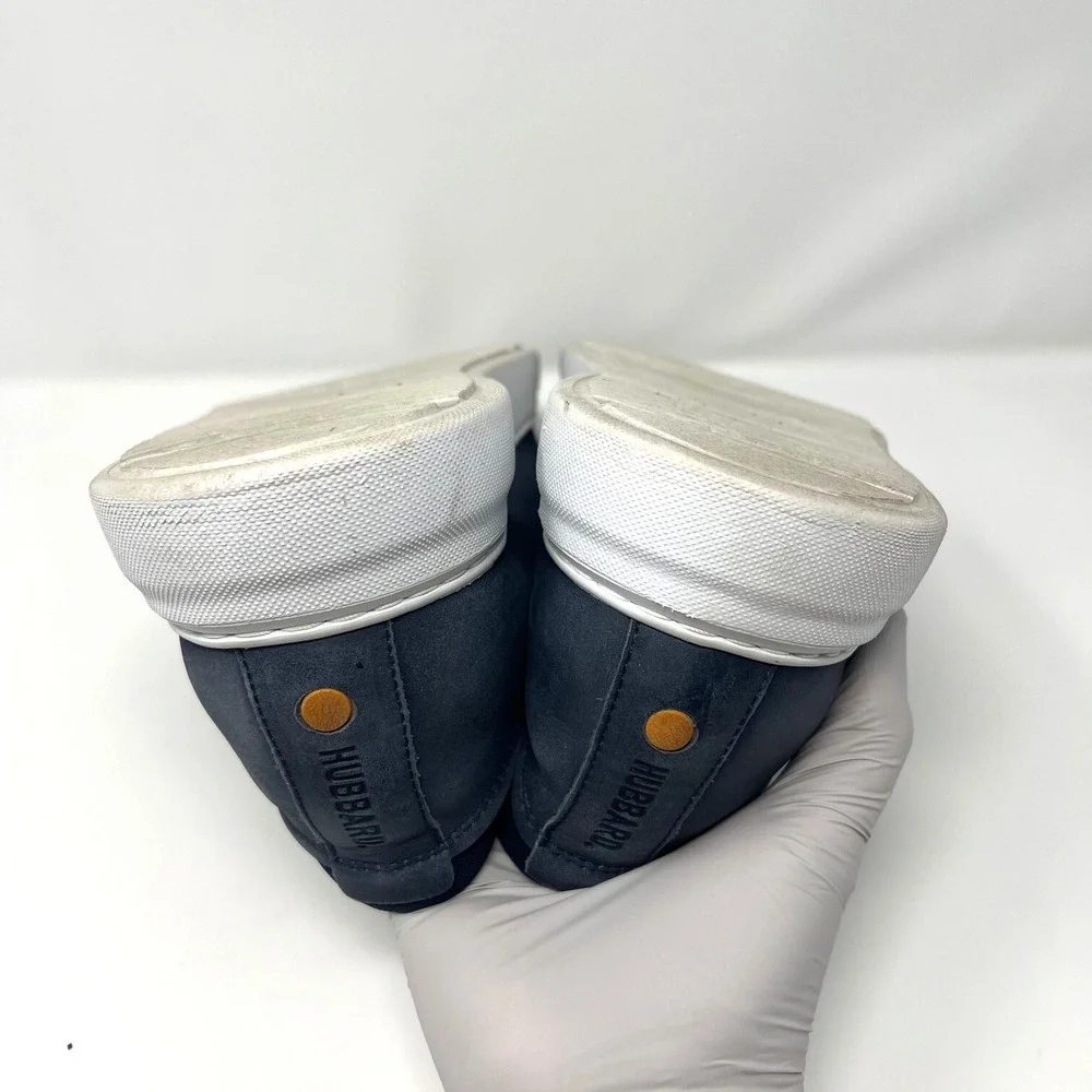 Men's Samuel Hubbard‎ Flight Sneaker 10.5 Low-Top Dark Navy Real Leather Shoes